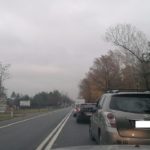 Awaria szlabanu. Wjazd do Lubina i wyjazd mocno utrudnione