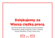 Darmowa kawa i herbata m.in. dla służb medycznych, policji i wojska na stacji paliw