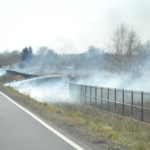 Pożar w Strefie Aktywności Gospodarczej w Ścinawie