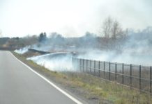 Pożar w Strefie Aktywności Gospodarczej w Ścinawie