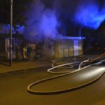 Pożar na targowisku w Ścinawie