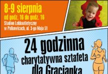 Charytatywna sztafeta dla Gracjanka
