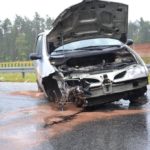 Wpadła w poślizg na S3, są utrudnienia do Legnicy