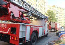 Trzy zastępy straży pożarnej przy Sokolej – FOTO