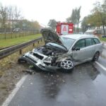 Zderzenie tuż przed odcinkowym pomiarem na DK3