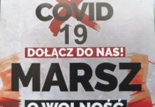 STOP COVID – 19 , czyli Marsz wolności w Lubinie