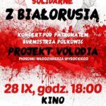 Koncert :Polkowice Solidarne z Białorusią