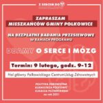 Bezpłatne badania. Dbamy o serce i mózg