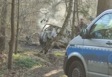 Dwa trupy w spalonym samochodzie