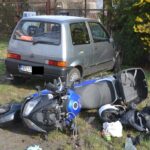 Motocykl, prędkość i zderzenie z osobówką