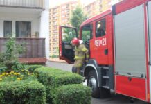 Kto zaprószył ogień w budynku? – FOTO