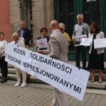 Wolne sądy, wolne media, czyli protest sędziów z regionu – FOTO