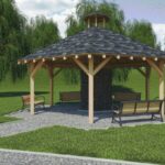 Tężnia solankowa w polkowickim parku