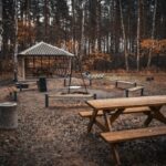 Plac piknikowy przygotowany na imprezy