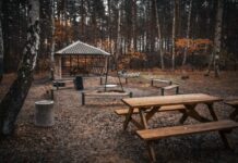 Plac piknikowy przygotowany na imprezy