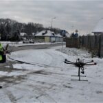 Dron nad polkowickimi kominami