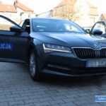 Nieoznakowana skoda superb z rejestratorem już w Lubinie