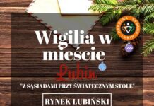 Wspólna wigilia w lubińskim rynku