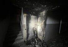 Pożar zatrzymał lokatorów w budynku