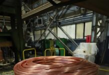 Zielona huta KGHM wyprodukowała 8 milionów ton miedzianej walcówki