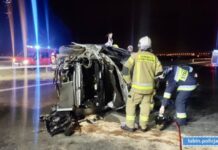 Pijany na S3 wywrócił pojazd i zablokował ruch