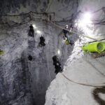 Ratownicy alpiniści pod ziemią – FOTO