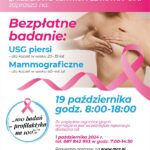 MCZ zaprasza na Różową Sobotę, czyli badania piersi