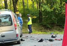 Motocyklista zginął na miejscu