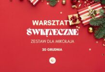 Warsztaty świąteczne – udekoruj zestaw dla Mikołaja