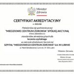 Lubiński Szpital MCZ znowu w elicie medycznych placówek