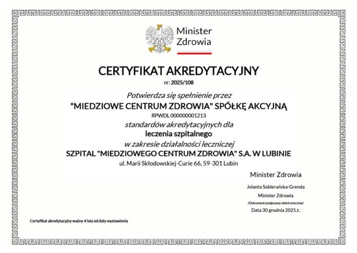 akredytacja MCZ 2025