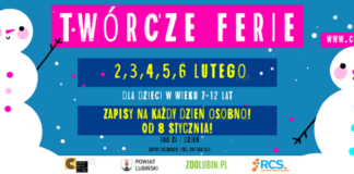 Twórcze ferie 2026 w CDT Lubin dla dzieci 7-12 lat