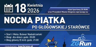 Bieg ,, Nocna Piątka po Głogowskiej Starówce”