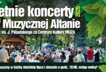 Letnie koncerty w Muzycznej Altanie 2026