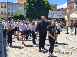 Młodzieżowa Orkiestra Dęta z Gminy Lubin przyjęta do Polskiego Związku Chórów i Orkiestr