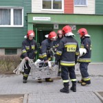 Strażacy w akcji na Leszczynowej