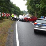 Wypadek na łuku w Osieku