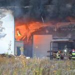 Pożar hali w Deko-Bau