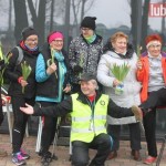 Tulipany na biegu parkrun Lubin