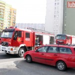 Chwile grozy w wieżowcu na Orlej