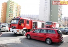 Chwile grozy w wieżowcu na Orlej