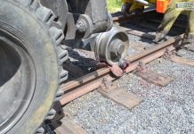 Maszyna przejechała po nodze